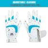 MAZEL Golf Gloves for Pair Size Children/Juniors/Kids, (Star - Blue, M)