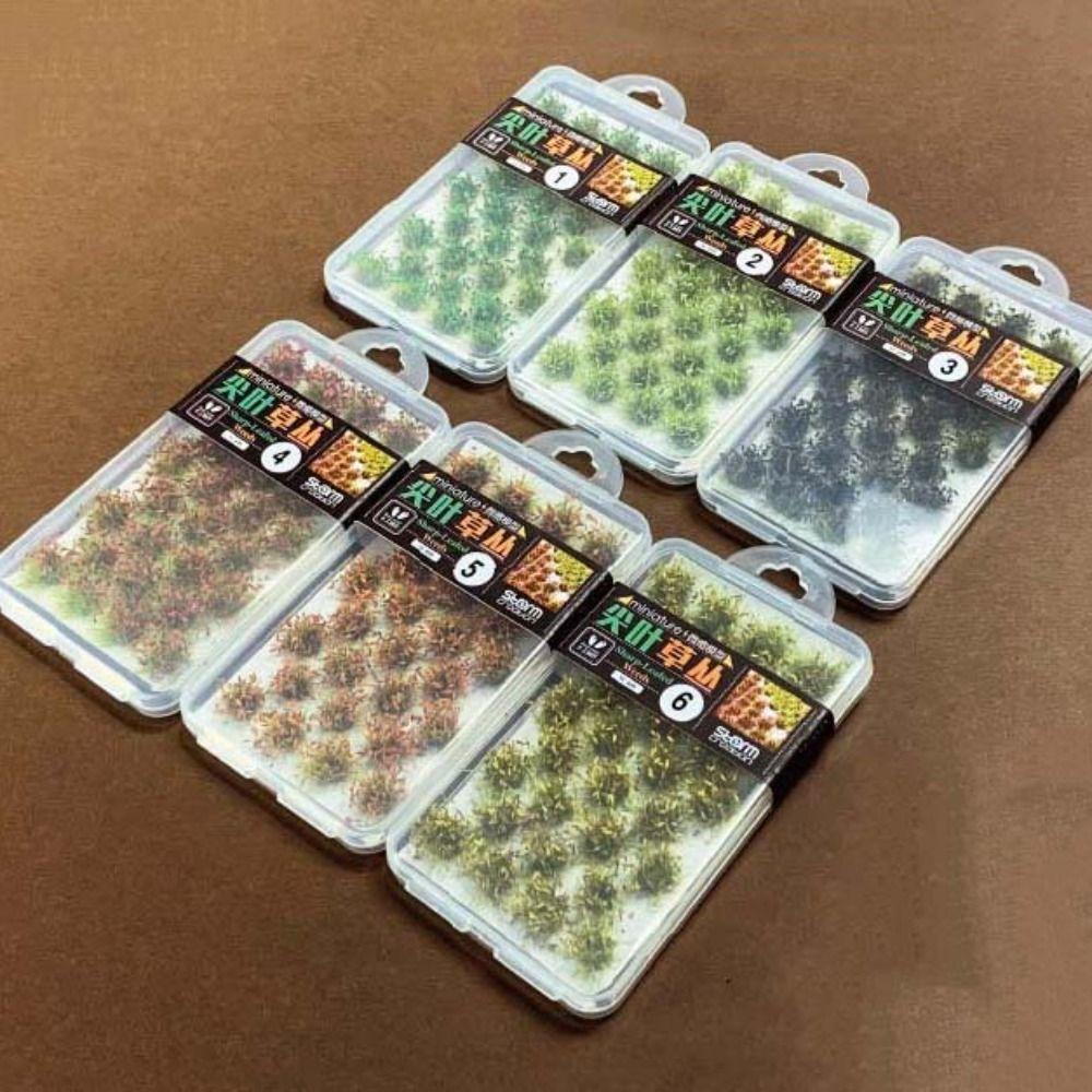 Simulation Miniature Grass Bushes Artificial Grass Small Grass Model  Garden Scene