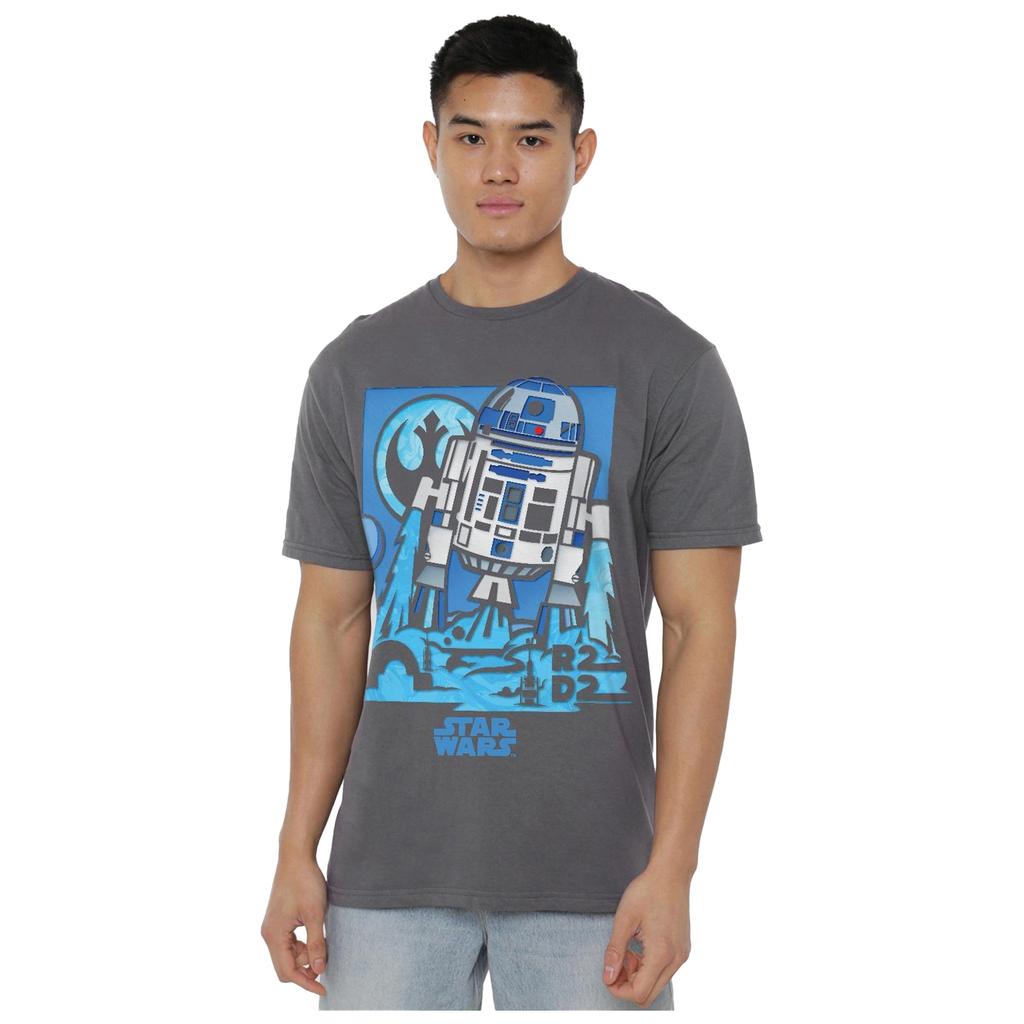 Star Wars Mens Papercut R2-D2 T-Shirt