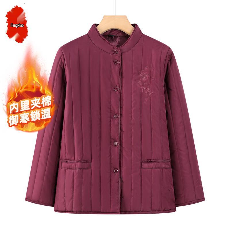 

Теплая зимняя стеганая куртка для пожилых женщин больших размеров 4XL