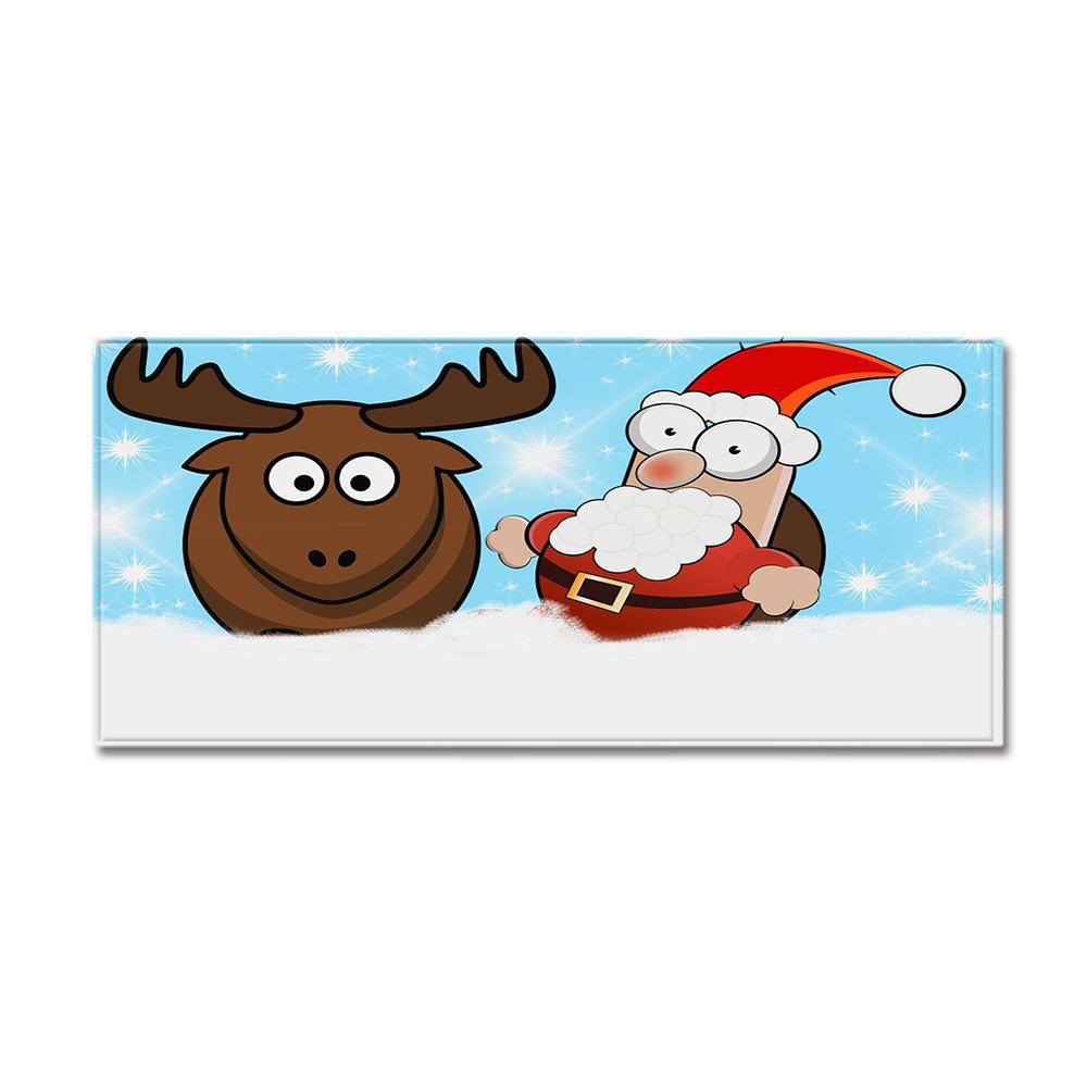 Christmas Kitchen Sand Carpet Doormat Long Floor Mat