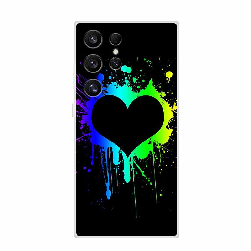 Coque Pour Samsung Galaxy S24 S23 S22 Ultra S21 S24 FE S21 A55 A53 A52S A54 Anti-choc Transparente Silicone Clair Housse de Téléphone Coque