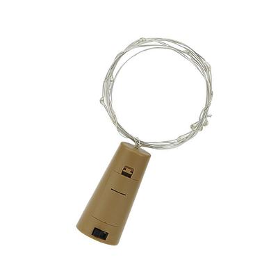 Pille çalışan mantar tıpa şişe ışığı 1m / 2m DIY LED ışık çubuğu ışığı doğum günü