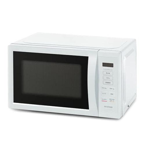 Iris Ohyama Microwave Oven 18L Single Function Flat Table Hertz Free Nationwide Compatible IMB-F186-W White