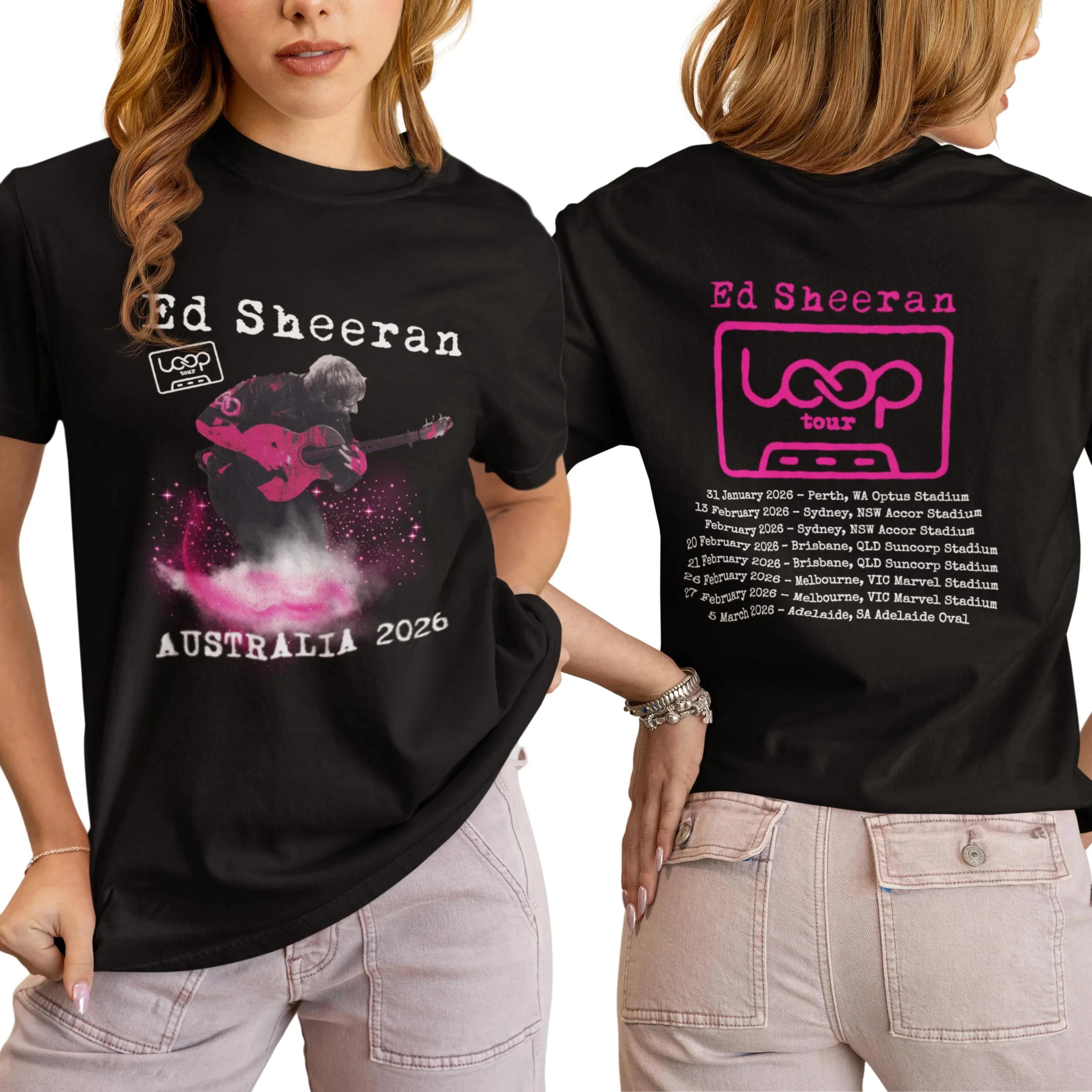 

Ed Sheeran Loop Tour Tshirt Ed Sheeran Australian Tour Shirt Ed Sheeran Merch Loop Tour 2026 Australian Loop Tour 2026 Merch 4XL