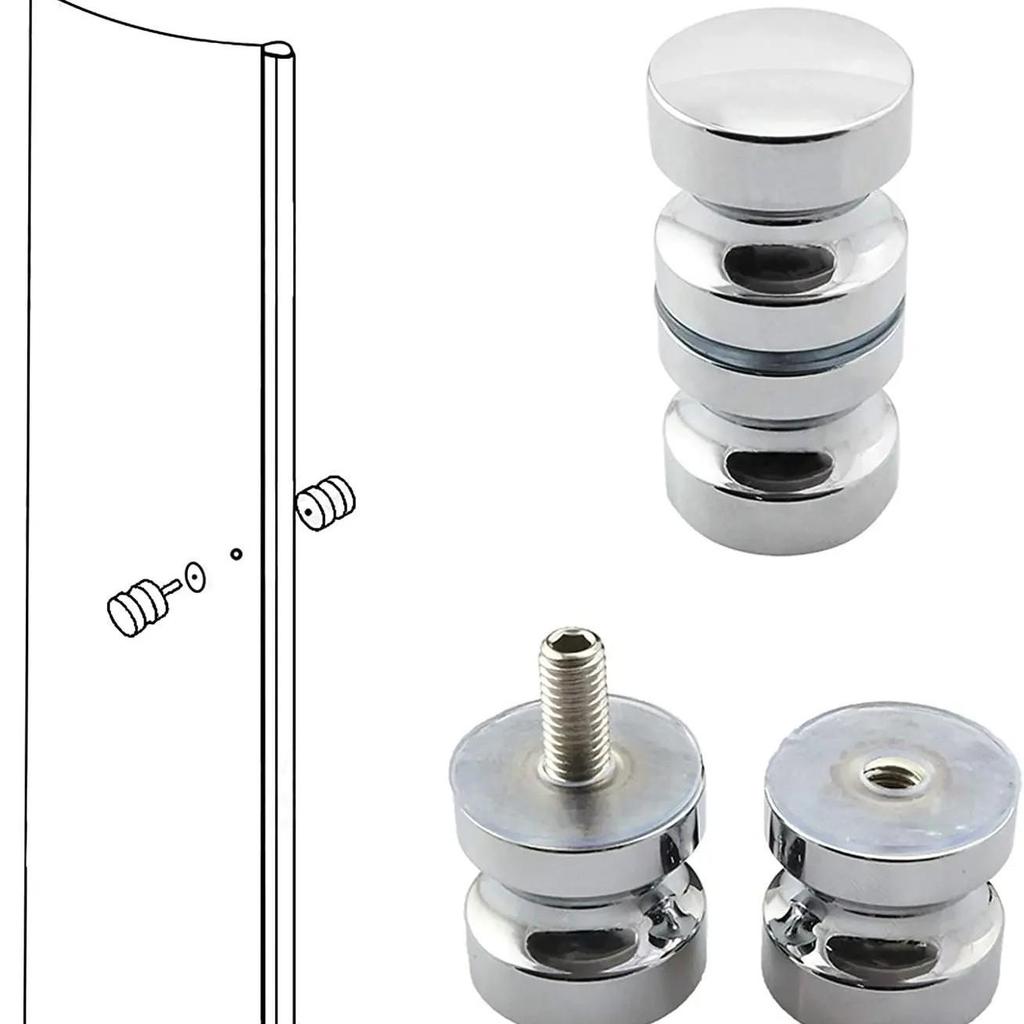 In-Stock Aluminum Alloy Single Hole Small Handle for Bathroom Glass and Sliding Doors