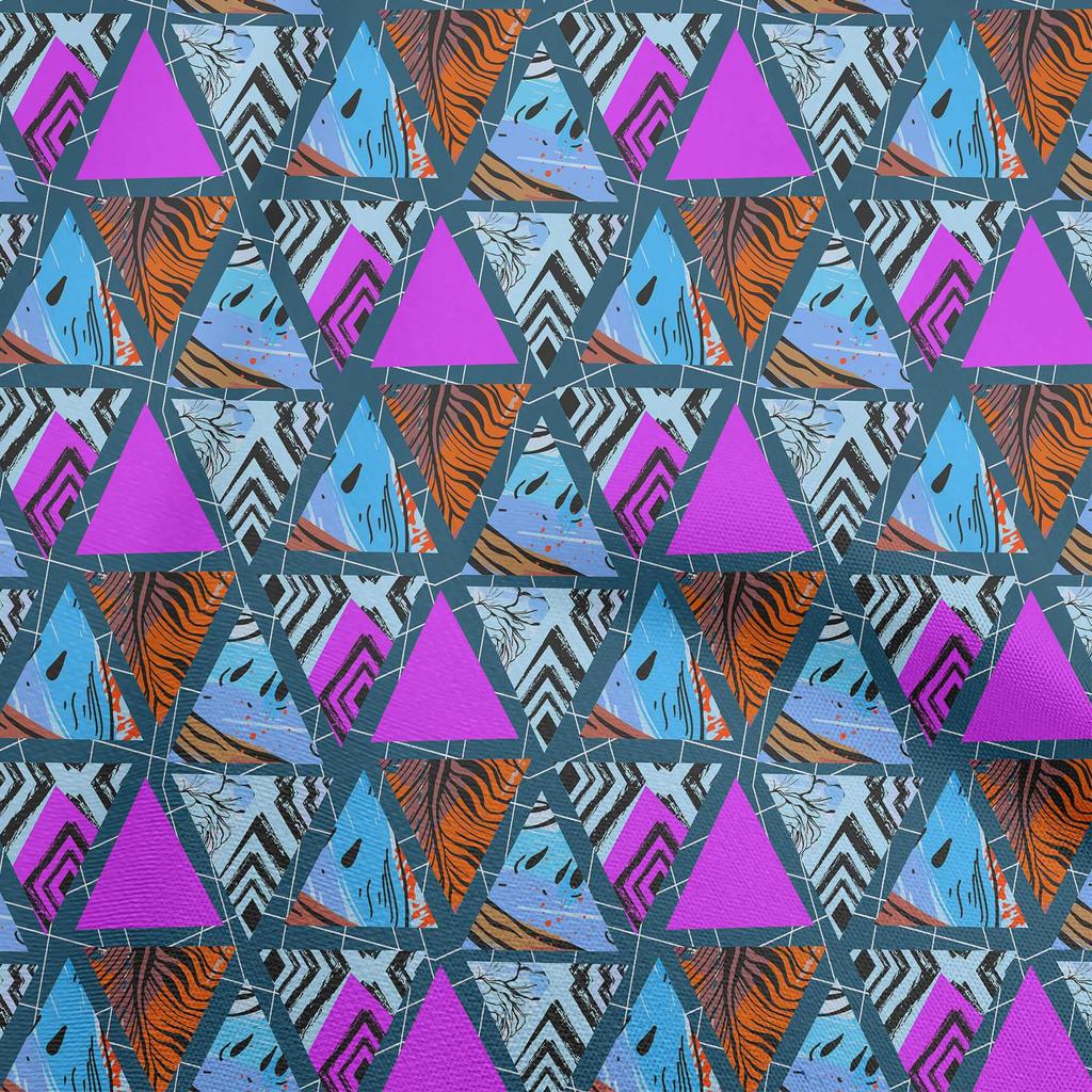 oneOone Cotton Flex Dark Peach Fabric Geometric Tropical Texture Quilting Supplies Print Sewing Fabric By The Yard 40 Inch