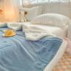 Thickened Double-Layer Taffy Lambswool Nap & Sofa Blanket