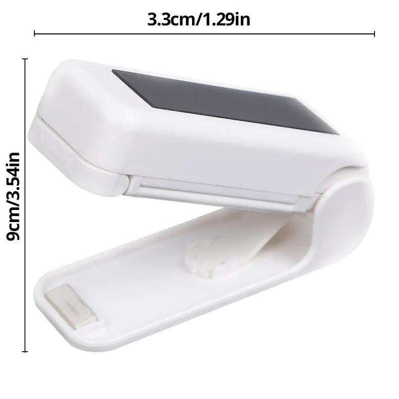 

1 шт. Белый мини-машина для запечатывания термопакетов, упаковочный термоупаковщик для пластиковых пищевых пакетов, портативный упаковщик, кухонные инструменты