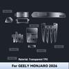 Transparent TPU For GEELY MONJARO 2026 Car Center Console Media Dashboard Navigation Anti-scratch Protector Interior Film