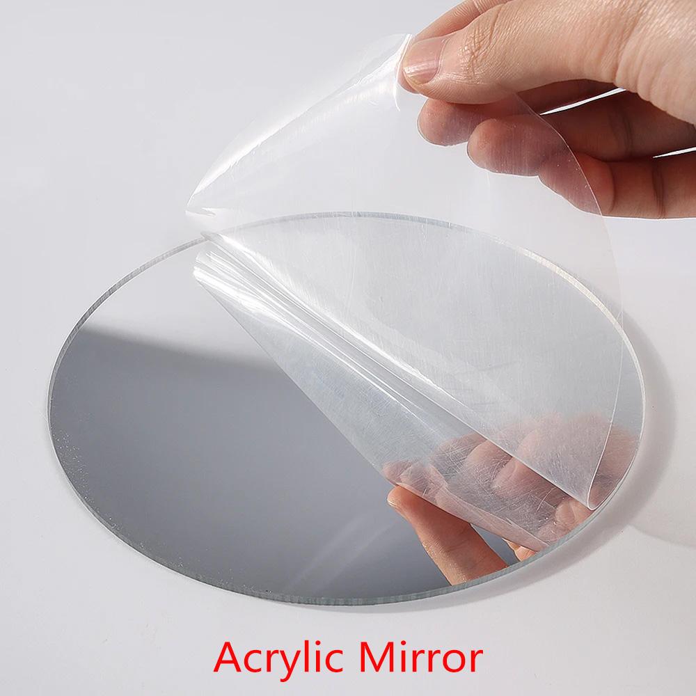 Macrame Fringe Decorative Mirror Round Wall Mirrors Ornament for Decoration Home Bedroom Apartment Living Room Christmas Gift