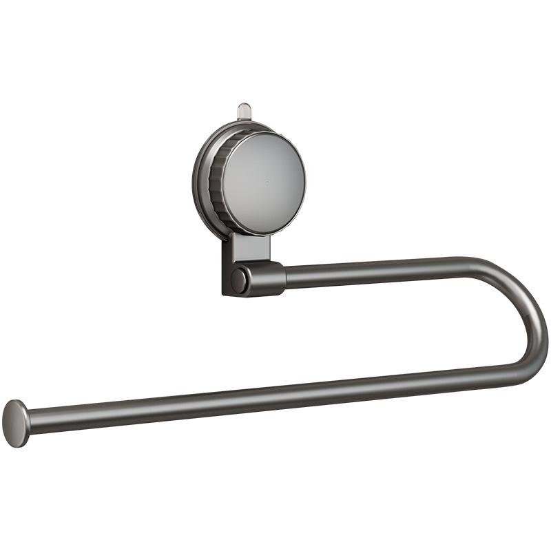 Paper Towel Holder Under Cabinet, Strong Adhesive Kitchen Roll Dispenser, Space-Saving Sponge & Towel Hanger for Sink