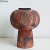 Abstract Oil Painting Style Ceramic Vase Creative Plant Pot Table Decoration Flower Arrangement Floral Vase Room Aesthetic Decor