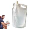 2L Transparent Water Bags Water Pouches Water Storage Bag Hiking Water Container Bucket Pouch Camping Water Pack water Bucket