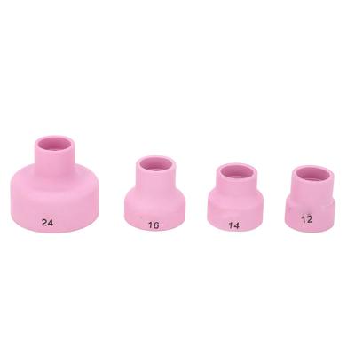 4PCS 1.6mm Welder Cups with Stainless Steel Filter Screen Welding Torch Ceramic Cup for WP9 20 25 17 18 26