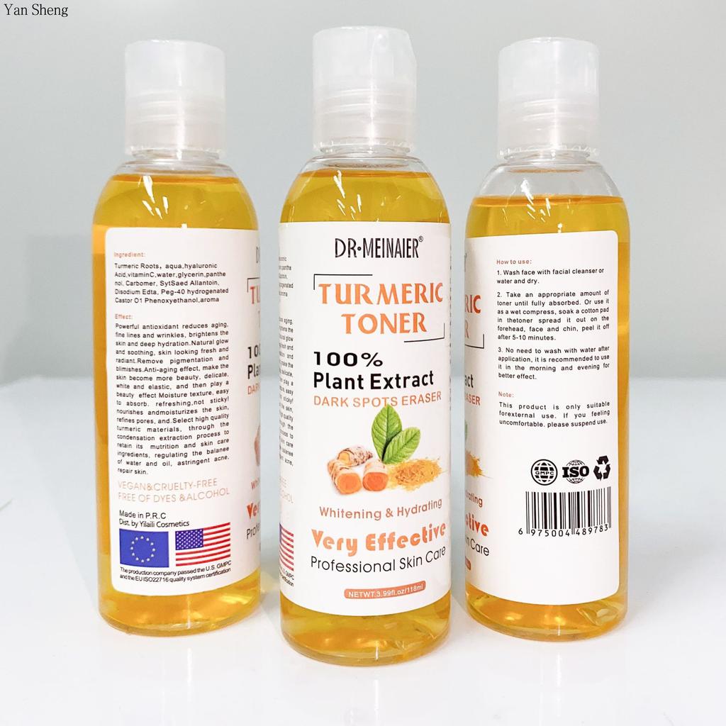 Turmeric Toner Moisturizing Moisturizing Firming Moisturizing Cool Skin Softening Essence 118ml