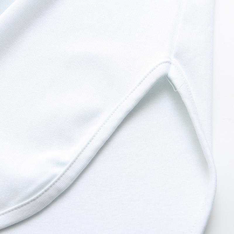 Summer Korean Plus Women's Casual Top Loose Solid Color V-neck Split Simple Short Sleeved T-shirt