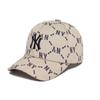 MLB Polyester Baseball Caps Unisex Khaki Fashion 3ACPM032N-50BGS
