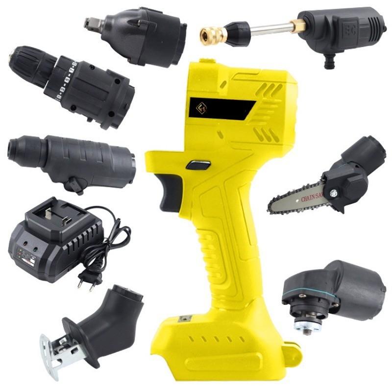 Electric Tool Set Multi functional Brushless Lithium Battery Combination Tool Set Modified Household Universal Power Tool Kit