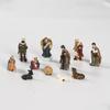 Elegant Profile Nativity Set Includes Holy Family Resin Decorative Figures