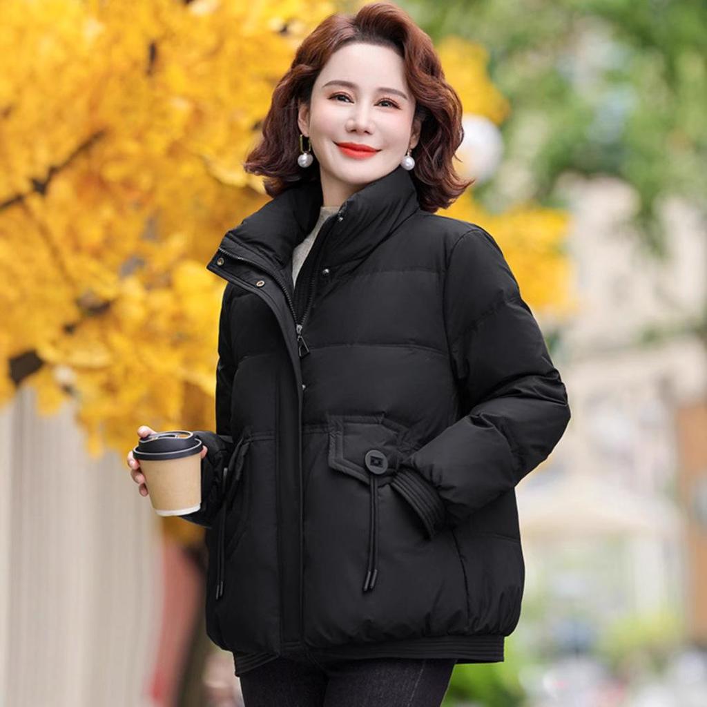Authentic 2024 Women's Winter Down Jacket - Mid-Aged Mother's National Standard 90% White Duck Down Coat