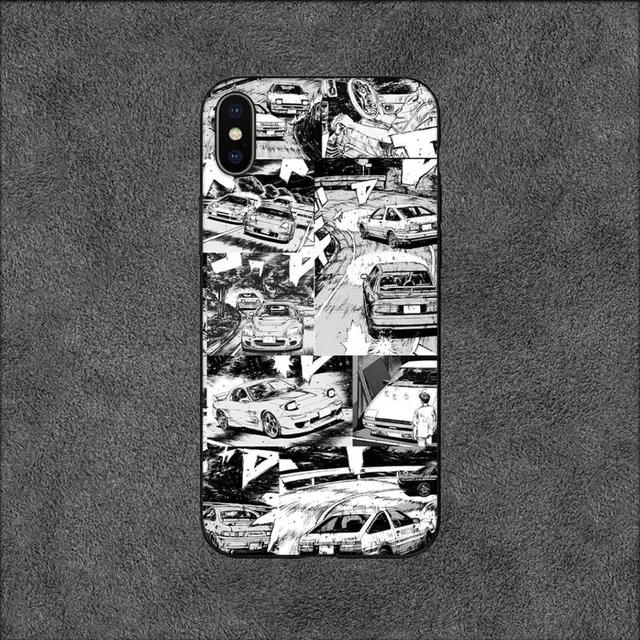 Cheap Classic Japan Initial D Phone Case For iPhone Samsung Galaxy Redmi Xiaomi Note S A 16 15 14 13 12 11 20 21 22 23 53 54 Pro Plus Ultra TPU Cover