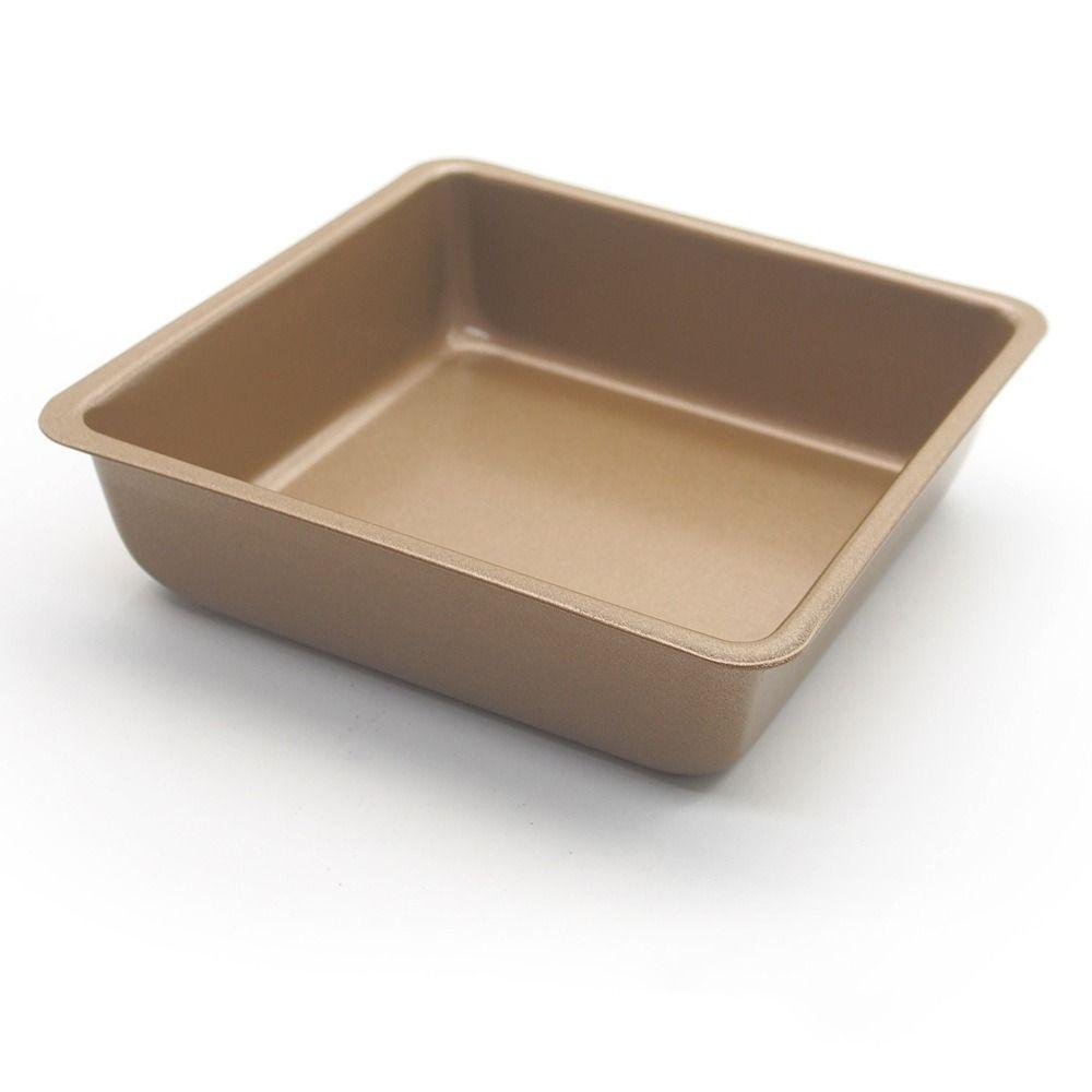 

Простая форма для хлеба Углеродистая сталь Форма для тостов Кухонные инструменты для выпечки Противень для выпечки торта Лапша 11x9x3cm золотой