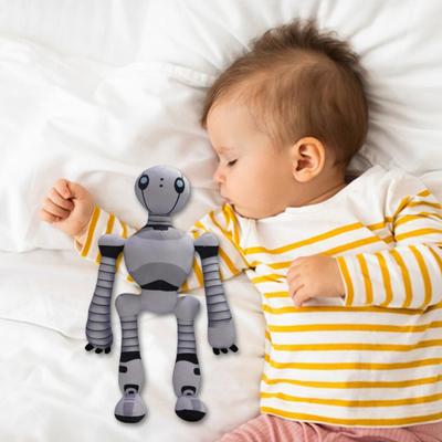 Robot Plush Toy 13 Inch Stuffed Animal Adjustable Hands Legs Gift