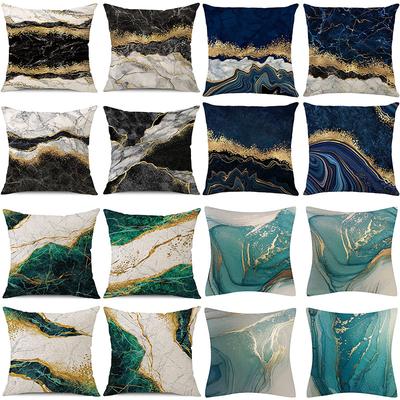 New Summer Hot-selling Light Luxury Series Simple Marble Sofa Bedside Cushion Pillow Cover