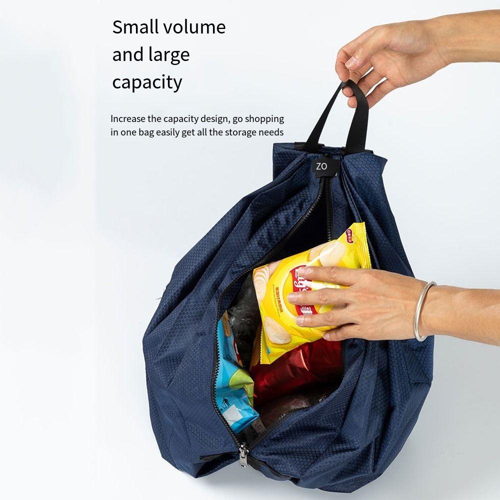 Thickened Folding Travel Bag Portable Compact Day Pack Smooth Outdoor Backpack  Men