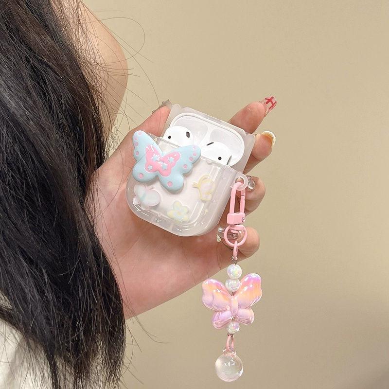Japan and South Korea Ins Star Butterfly Applicable Apple AirPods1 Headphone Case AirPodsPro1 Headphone Case