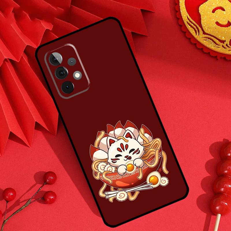 Kitsune Fox Japanese Art Case For Samsung Galaxy M34 M54 M32 M52 M15 M11 M12 M13 M14 M06 M16 M36 M56 M31 M53 M35 M55