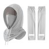 Sunscreen Face Guard Arm Sleeves Set Cooling Elasticity UV Protection Summer Outdoor Activities Face Guard Arm Cover Set