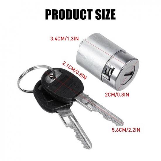 2 Sets Door Lock Cylinder Kit With For Keys GMC Chevy C1500 K1500 Tahoe Yukon