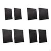 2 Pack Black Canvas Art Supplies with Wooden Frame for Crafts