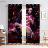 Japanese Anime Print Curtains Dormitory Bedroom Restaurant Study Window Decoration Curtains Children Gift Home Decoration 2 PCS