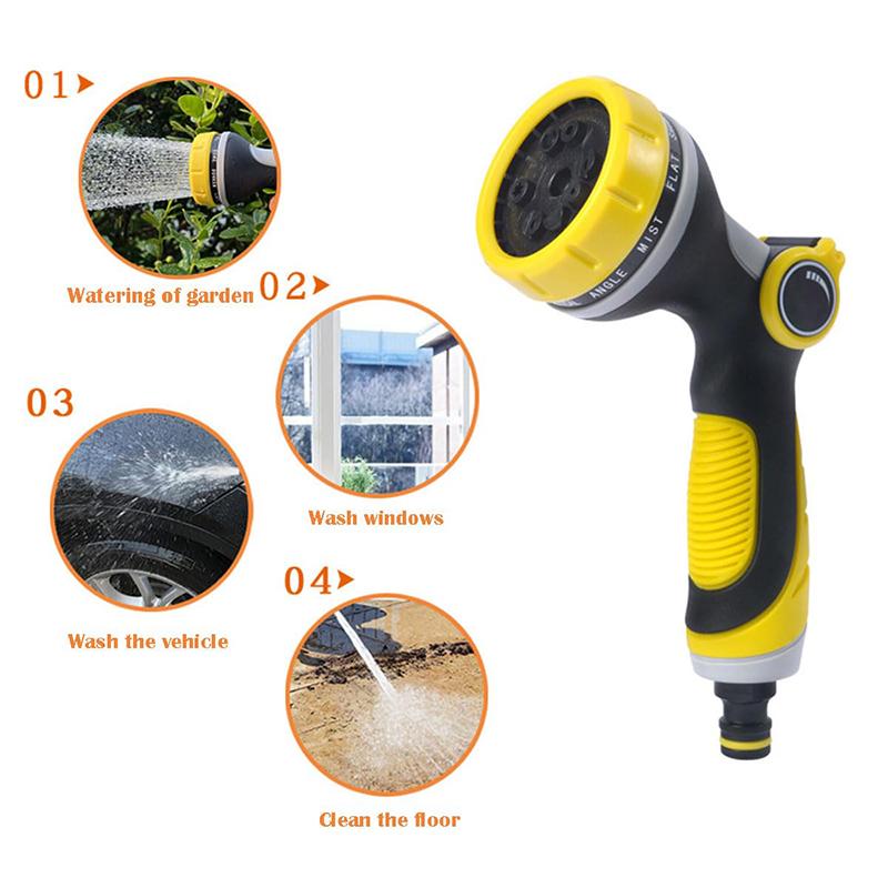 1pcs Multi-functional Watering Gun with 10 Modes Garden Sprinkler Nozzle for Flowers Plants & Vegetables Gardening Supplies