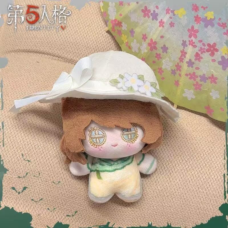 10cm Identity V Gardener Plush Dolls Keychain Pendant Prisoner Plush Toys Prospector Stuffed Bag Doll Holiday Gift