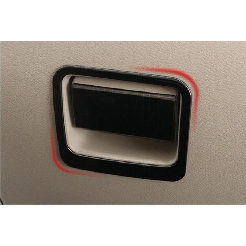 For Nissan Altima 19- Black Titanium Co-Pilot Storage Box Handle Cover Trim