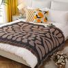 Vintage American Woven Throw Blanket Rustic Soft Versatile Home Decor for Sofa Bed Runner Tapestry Camping Cozy Retro Style
