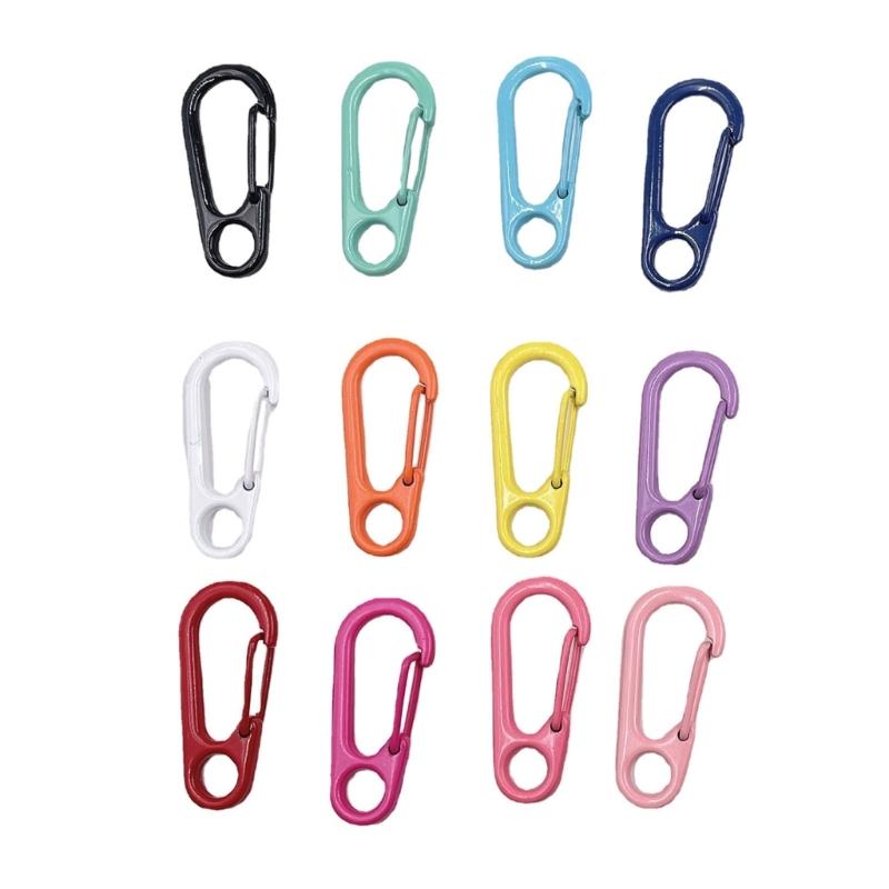 10pack Personality Car Keychains Car Key Rings Holder Small Key Buckles for Organizing Home and Travel Essential