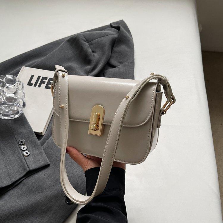 Geantă pătrată mică, din piele moale, cu mâna orei, pentru femei, 2024, nouă geantă de umăr, versatilă, de înaltă calitate