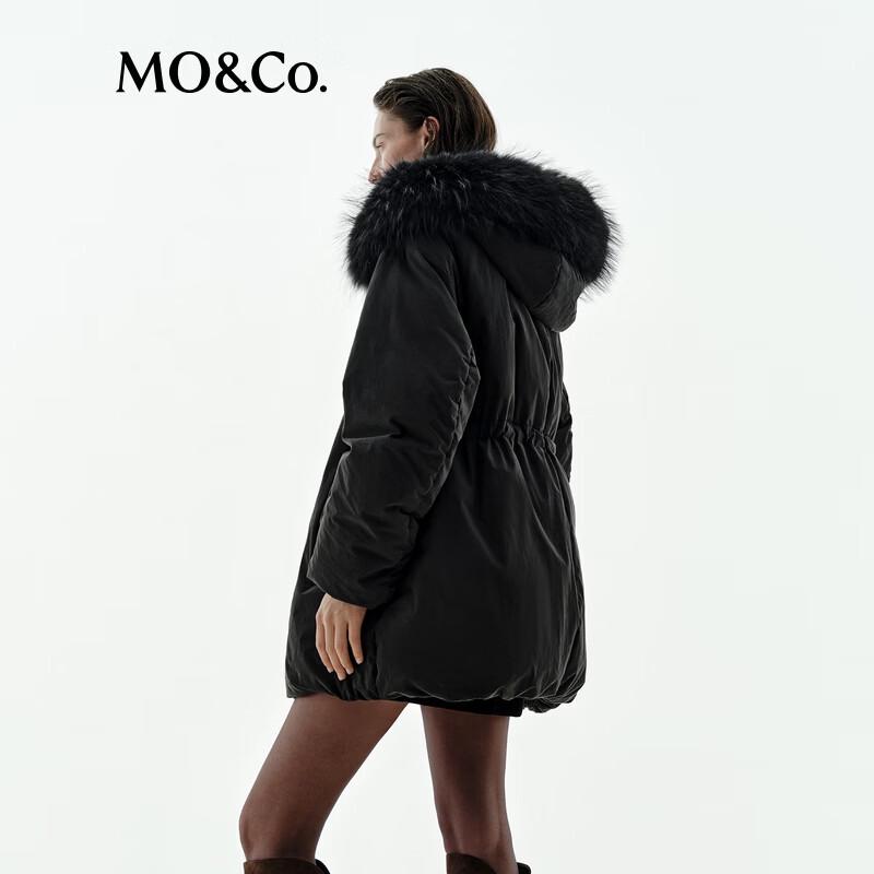 MO&Co. Detachable Hood Goose Down Jacket