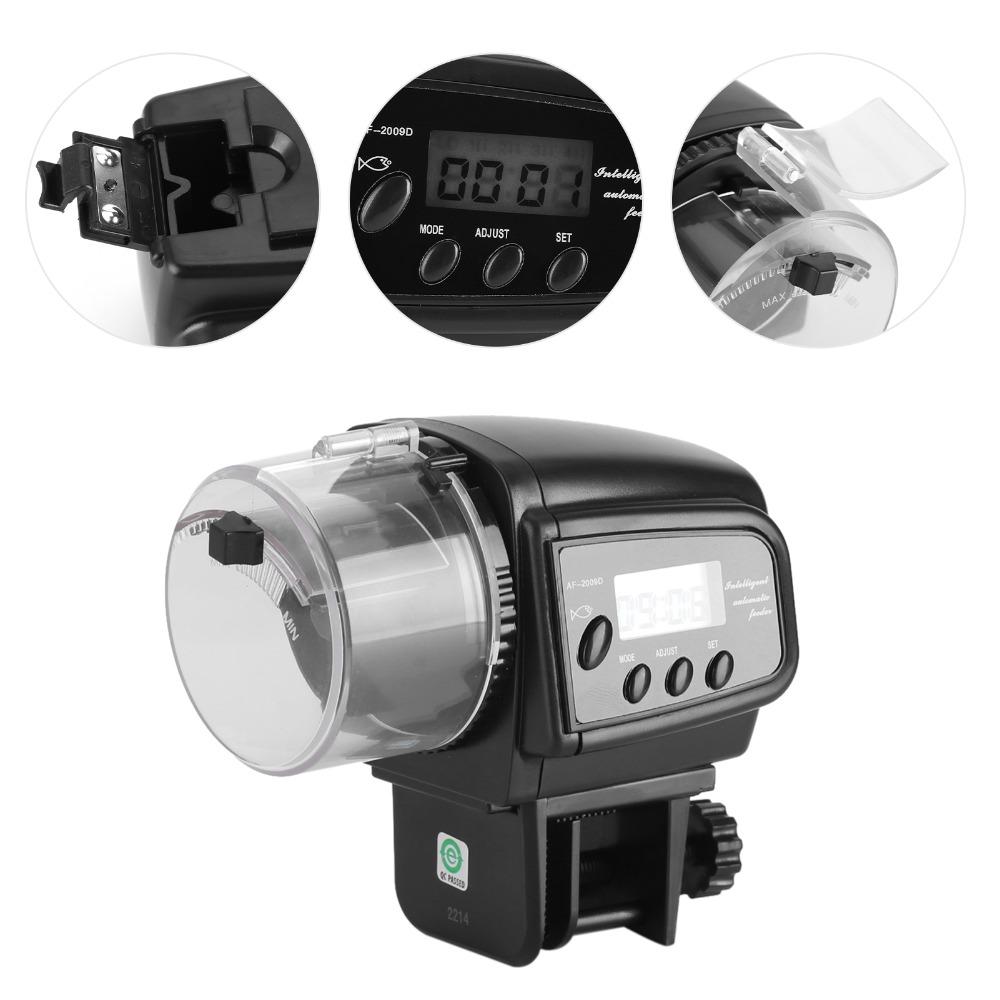 Large Capacity Electronic Fish Dispenser Automatic Feeding Timer  When Away From Home