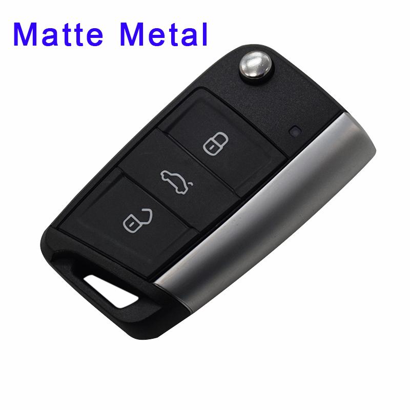 Cocolockey 3 Tasten Klappschlüssel Gehäuse Für Skoda Octavia A7 Für Vw Golf 7 Mk7 Für Seat Leon Passat Beetle Polo Bora