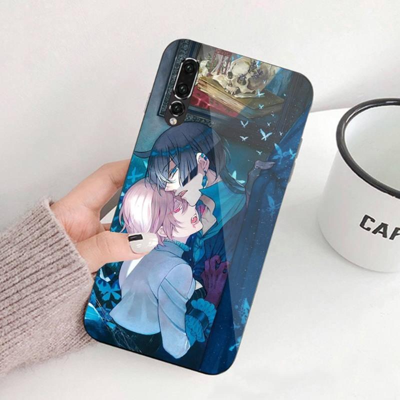 The Case Study Of Vanitas Anime Phone Case For Huawei P50 P40 P30 P20 Pro Mate 40 30 20 Pro Nova 9 8 7 PC Glass Phone Cover
