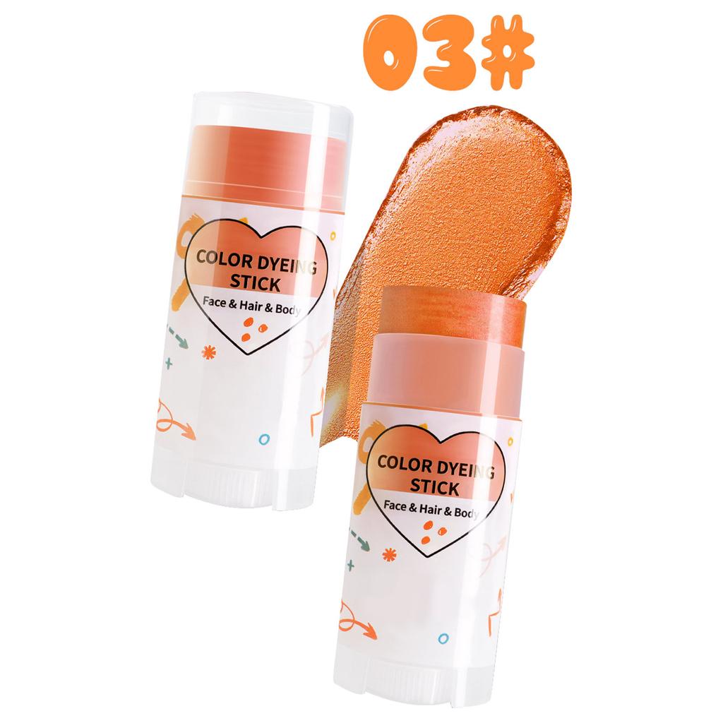 15g Stick Metalic Corp Față Strălucire Perlată Multifuncțional Culoare Gradient Vopsea de Lungă Durată Rezistent la Apă Stick de Machiaj pentru Piele Netedă