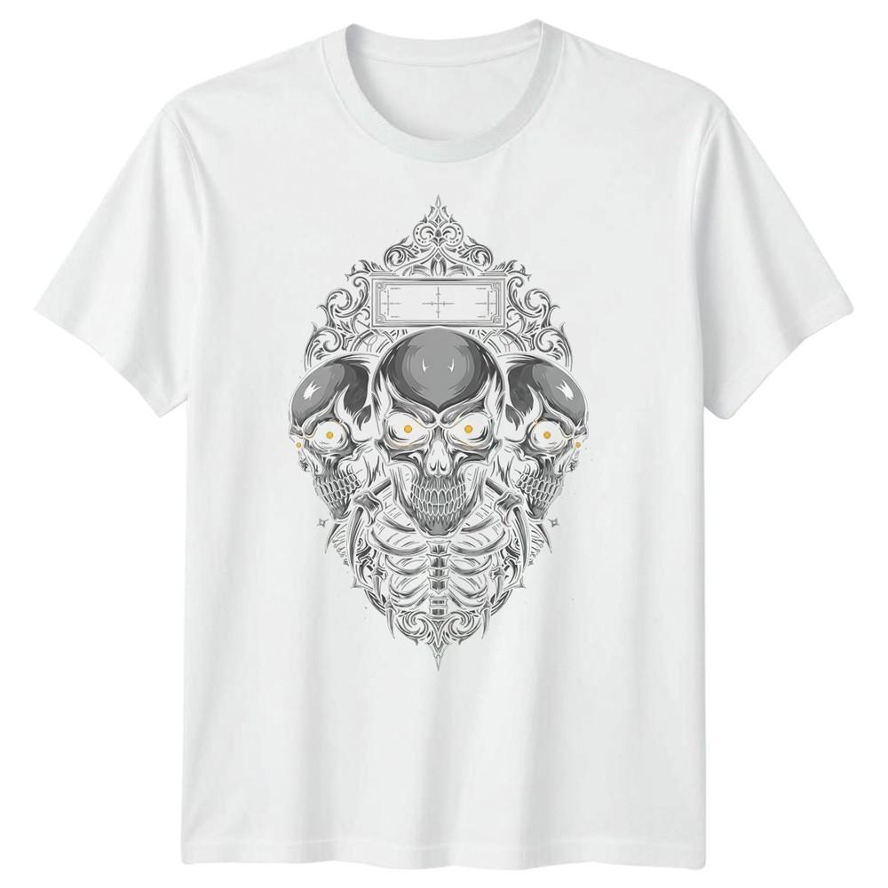 Skulls Dark Art Unisexs TShirt Ornate Graphic Tee
