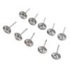 10Pcs 22mm Mini Stainless Steel Wire Brush Polishing Wheel for Grinder Rotary Tool