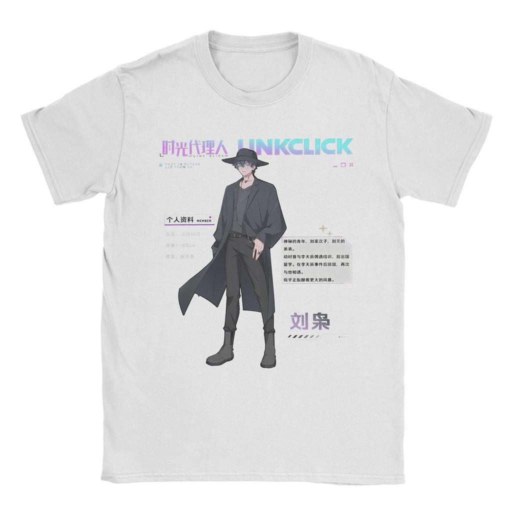 Mens TShirt Kawaii Link Click Alejandro Saab Zeno Robinson  Cool Cotton Tees Short Sleeve  T Shirt Crewneck Tops Plus Size